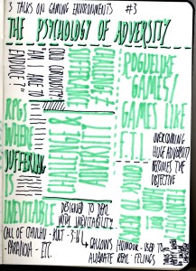 Sketchnotes - The Psychology of Adversity