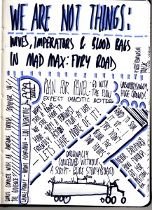 Sketchnotes - Fury Road Panel